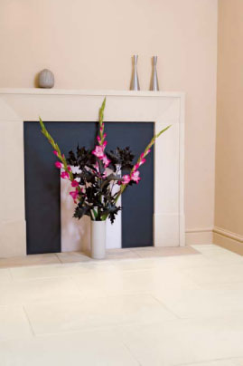 Polished White Limestone