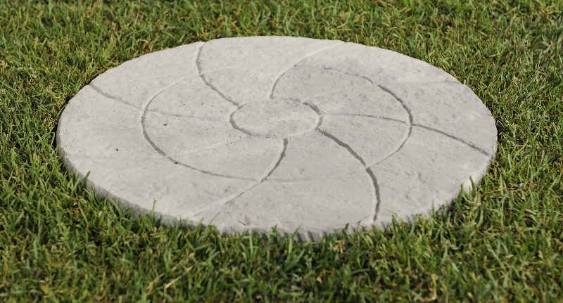 catherine wheel stepping stone weathered moss