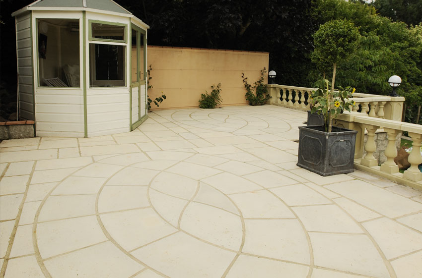 baroque oval chesia limestone