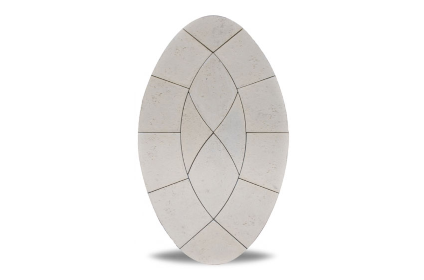 Bowland Stone Piccolo Oval, Baroque, patio pacs, patio kits